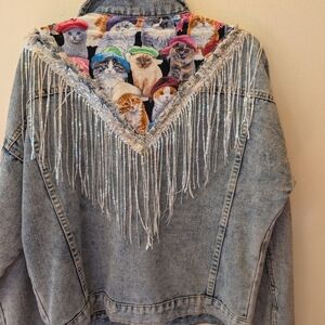 Repurposed jean jacket